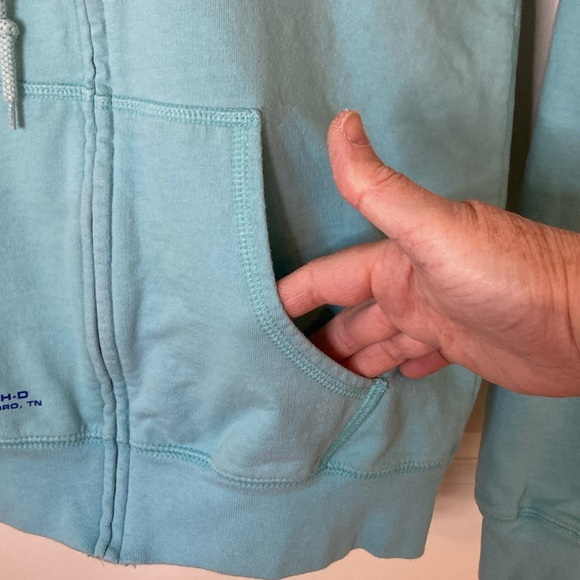 Harley Davidson Zipper Front Hoodie Womens Size M Blue‎ Tennessee - Picture 8 of 11